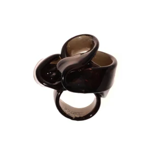 Ribbon Ring - Clear Grey Fume'