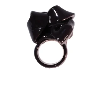 Ribbon Ring - Dark Aubergine 2