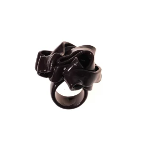 Ribbon Ring - Dark Aubergine