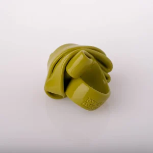 Ribbon Ring - Matt Dust Green 2