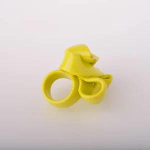 Ribbon Ring - Matt Fluo Yellow