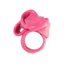 Ribbon Ring - Matt Fuchsia