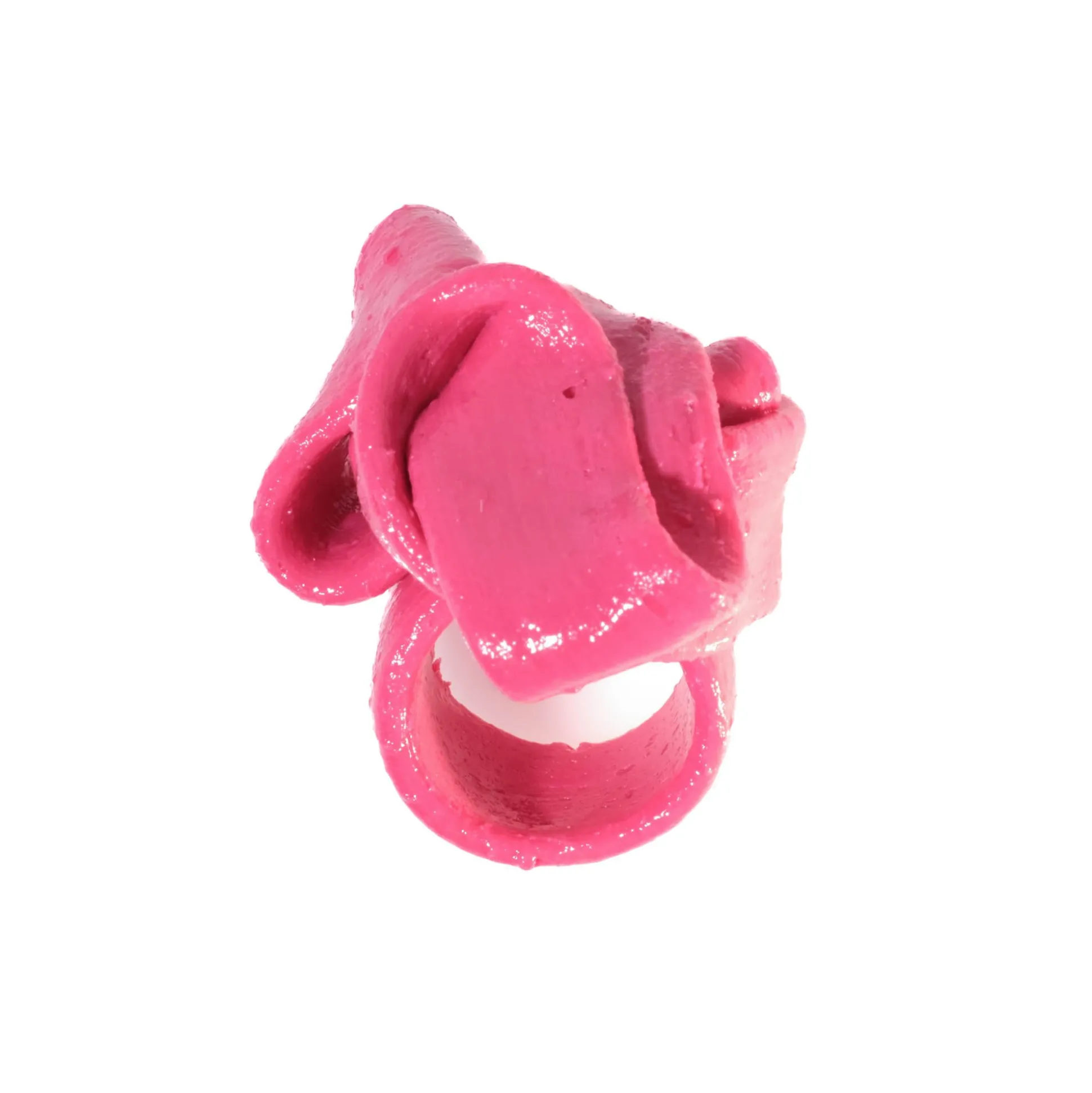 ribbon_ring__matt_fuchsia_1.webp Ribbon Ring - Matt Fuchsia
