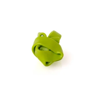 Ribbon Ring - Matt Lime 3