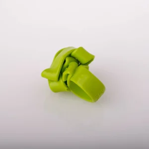 Ribbon Ring - Matt Lime 3