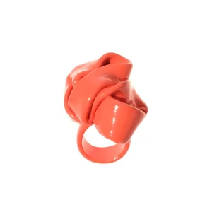 Ribbon Ring - Matt Orange 2