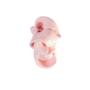 Ribbon Ring - Matt Pastel Pink 2