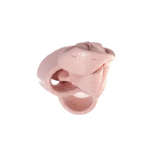 Ribbon Ring - Matt Pastel Pink