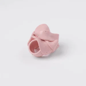 Ribbon Ring - Matt Pink