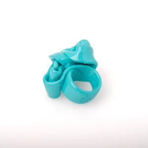 Ribbon Ring - Matt Turquoise