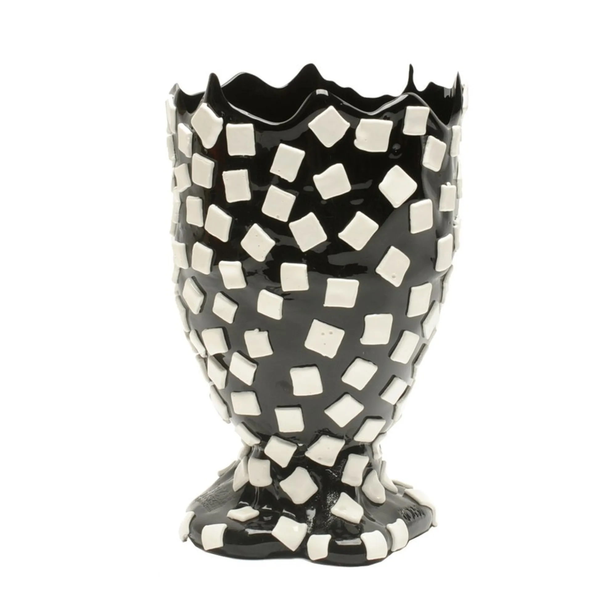 rock_vase__matt_black_whi_0.webp Rock Vase - Matt Black, White