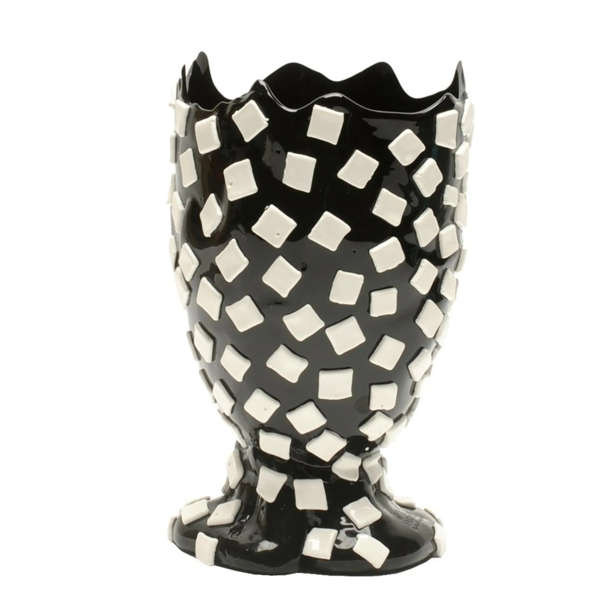 rock_vase__matt_black_whi_2.webp Rock Vase - Matt Black, White