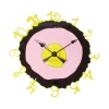 Round The Clock - Fluo Yellow, Clear Antique Pink, Aubergine