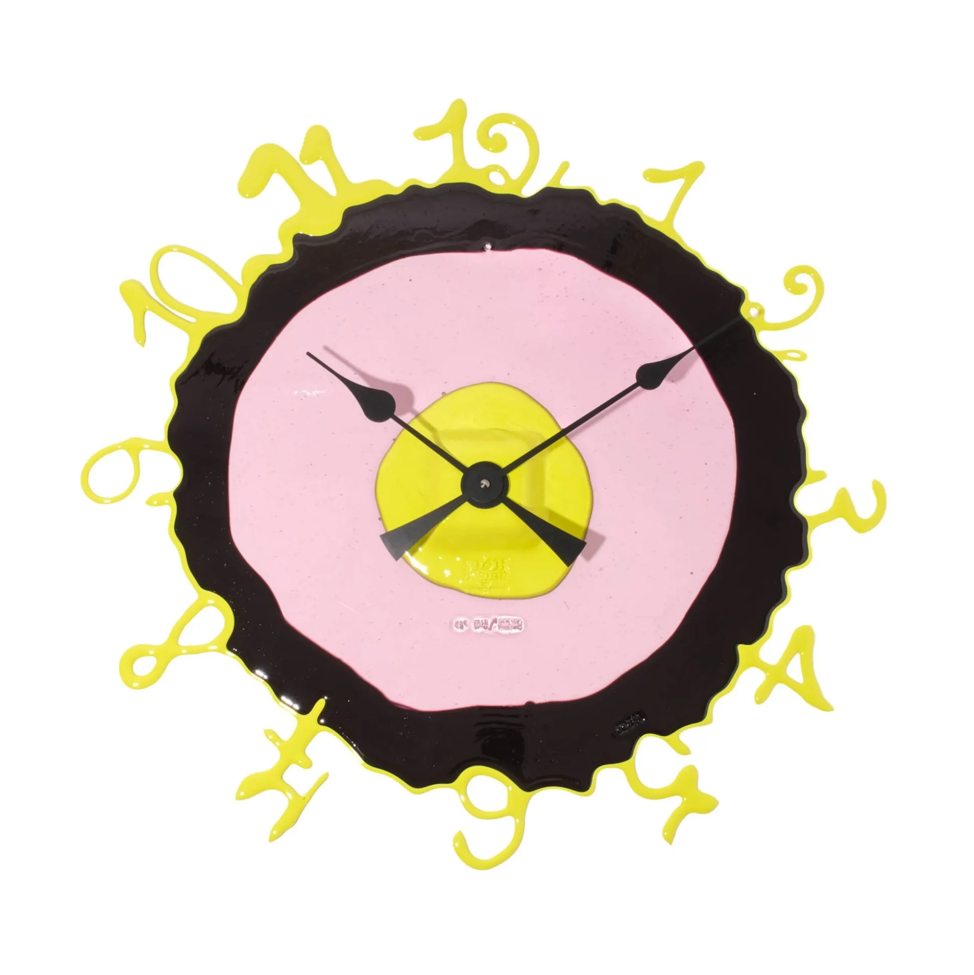 round_the_clock__fluo_yel_0.webp Round The Clock - Fluo Yellow, Clear Antique Pink, Aubergine