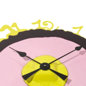 Round The Clock - Fluo Yellow, Clear Antique Pink, Aubergine