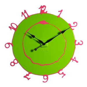 Round The Clock - Matt Acid Green and Fuchsia