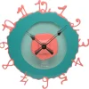 Round The Clock - Matt Ocean, Clear Aqua And Matt Dark Salmon