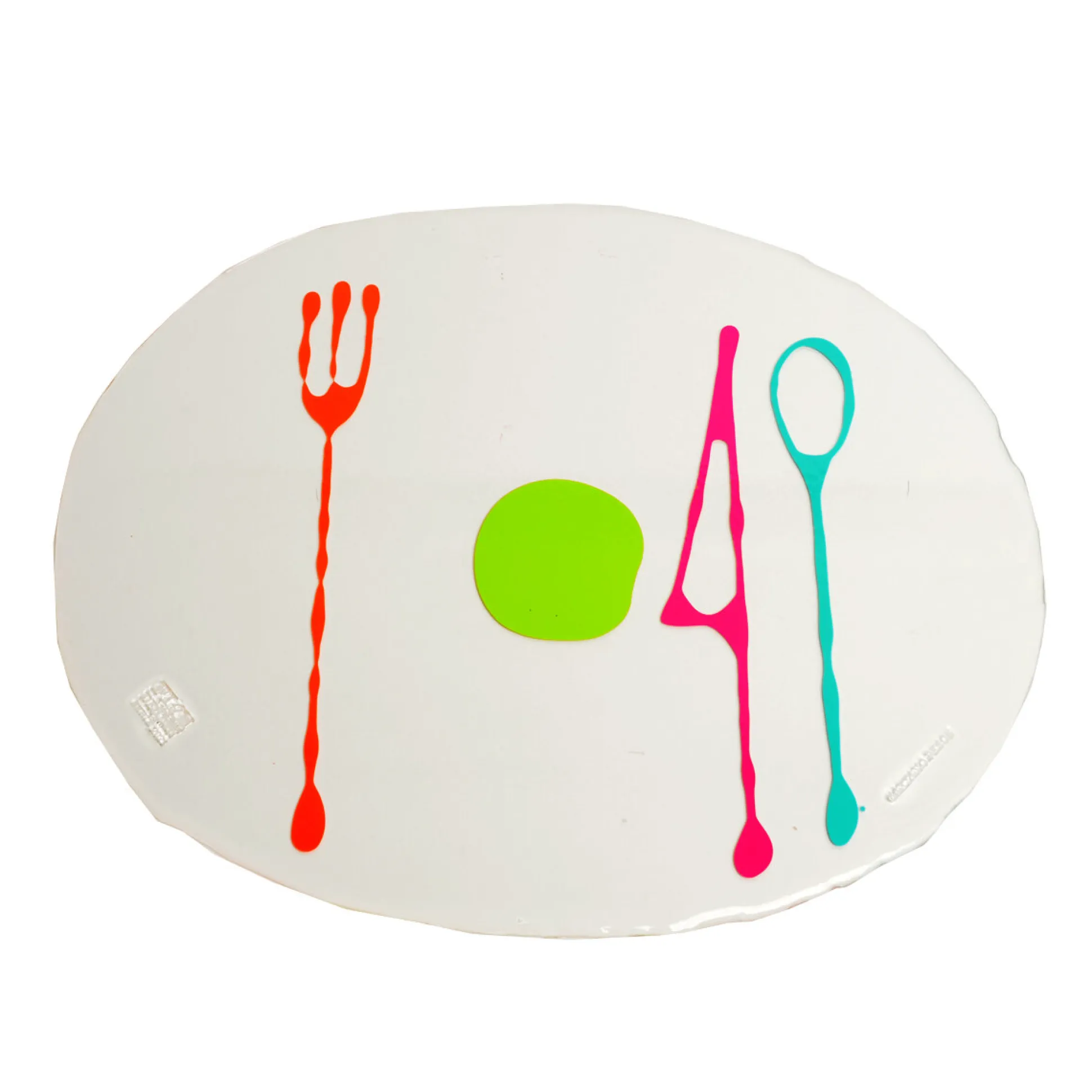 set_of__tablemates_placem_1.webp Set of 4 Table-Mates, Placemats - Clear, Matt Lime, Fuchsia, Turquoise, Orange
