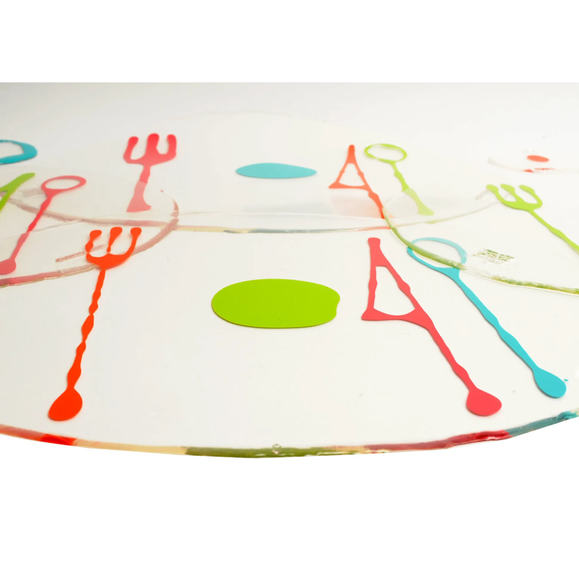 set_of__tablemates_placem_5.webp Set of 4 Table-Mates, Placemats - Clear, Matt Lime, Fuchsia, Turquoise, Orange