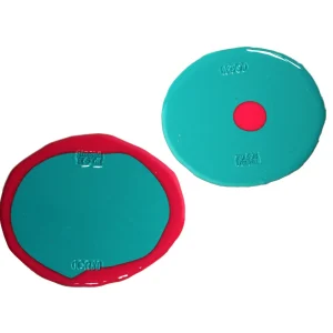 Set of 2 Table-Mates Small - Matt Ocean And Matt Fuchsia
