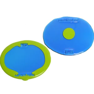 Set of 2 Table-Mates Small - Clear Blue, Matt Lime
