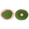 Set of 2 Table-Mates Small - Clear Bottle Green, Salmon