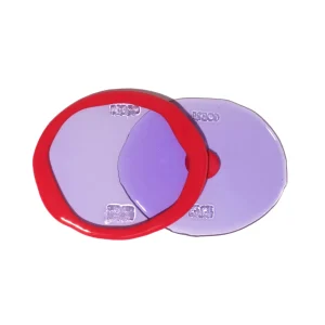 Set of 2 Table-Mates Small - Clear Lilac, Sorbet