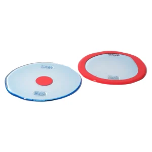 Set of 2 Table-Mates Small - Clear Light Blue And Matt Sorbet