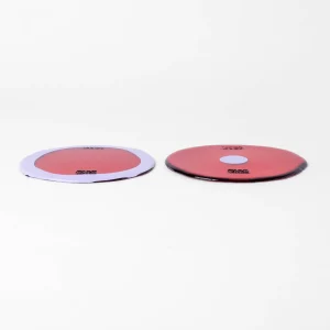 Set of 2 Table-Mates Small - Clear Dark Ruby, Matt Lilac