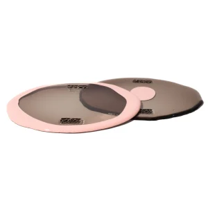 Set of 2 Table-Mates Small - Clear Fumè And Matt Salmon