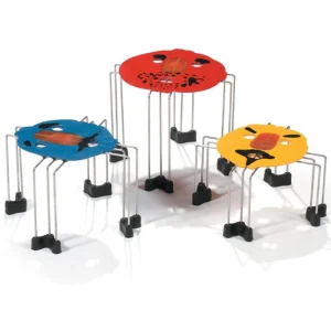 SET Triple Play Coffee Table - Red, Blue And Yellow