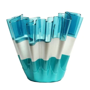 Sfumati Vase - Clear Aqua, Matt White, Turquoise