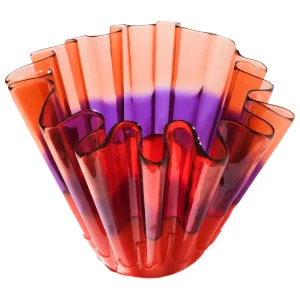 Sfumati Vase - Clear Pink, Lilac, Matt Orange