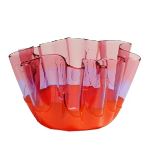 Sfumati Vase - Clear Pink, Lilac, Matt Orange