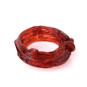 Spaghetti Bracelet - Clear Ruby