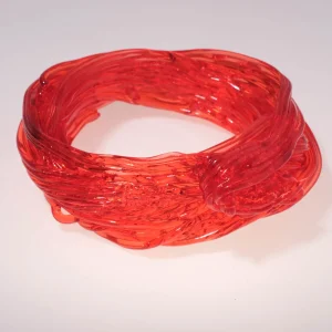 Spaghetti Bracelet - Clear Orange