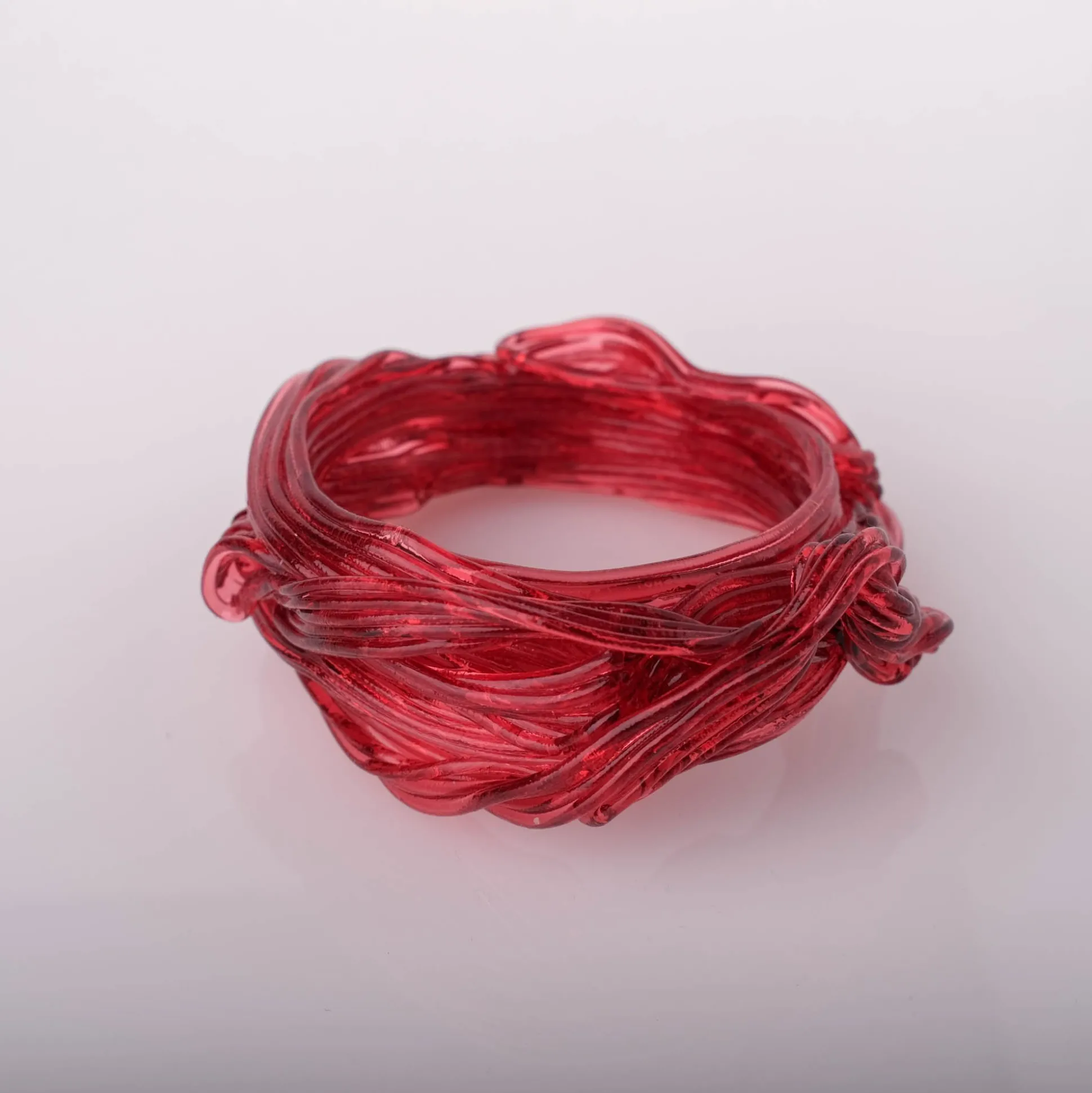 spaghetti_bracelet__clear_1-4.webp Spaghetti Bracelet - Clear Rose Pink
