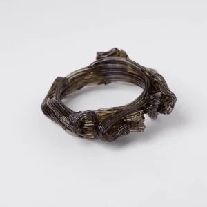 Spaghetti Bracelet - Clear Grey Fume'