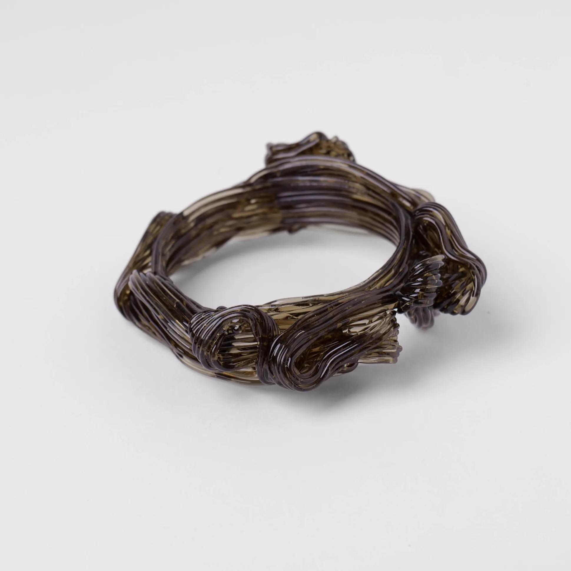 spaghetti_bracelet__clear_2.webp Spaghetti Bracelet - Clear Grey Fume'