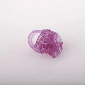 Spaghetti Ring - Clear Lilac