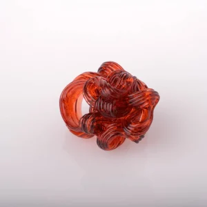 Spaghetti Ring - Clear Ruby