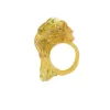 Spaghetti Ring - Clear Yellow