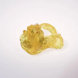 Spaghetti Ring - Clear Yellow