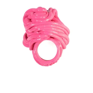 Spaghetti Ring - Matt Fuchsia