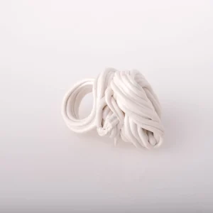 Spaghetti Ring - White
