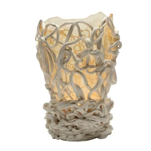 Spaghetti Special Vase - Clear, Matt White