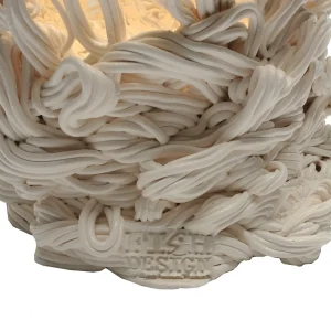 Spaghetti Special Vase - Clear, Matt White