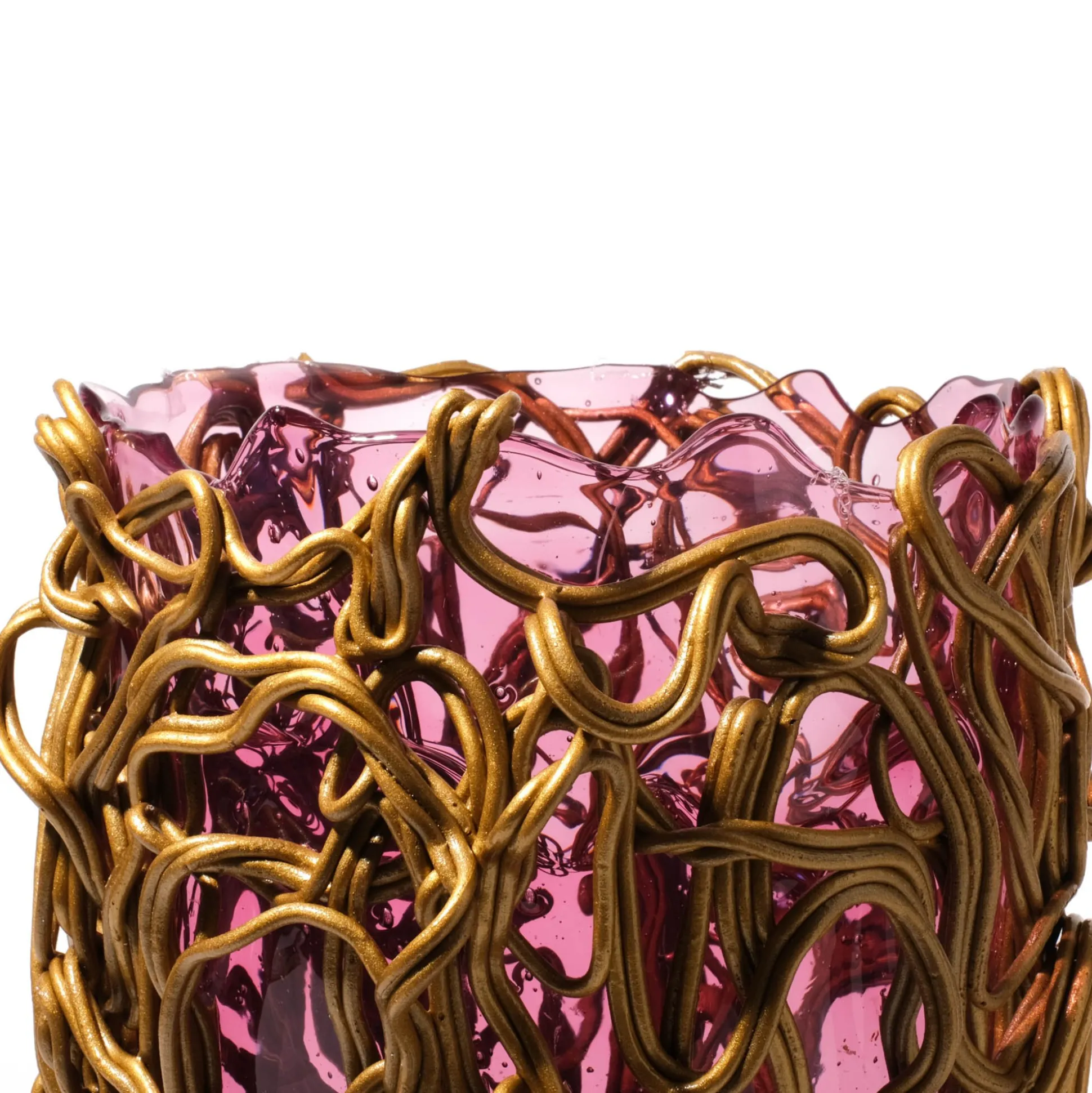 spaghetti_special_vase__c_7.webp Spaghetti Special Vase - Clear Light Fuchsia And Gold