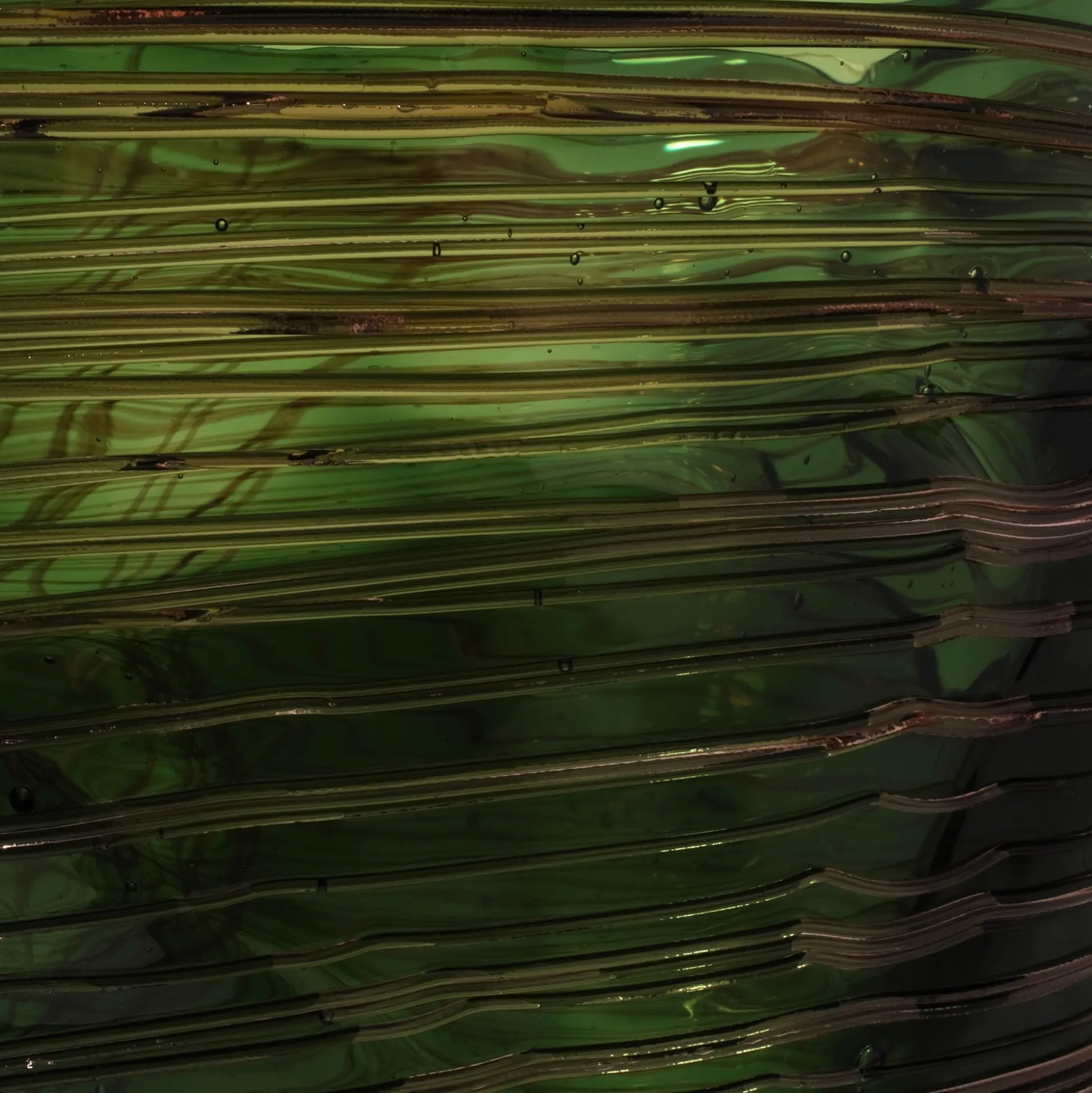 spaghetti_vase__clear_bot_4.webp Spaghetti Vase - Clear Bottle Green, Antique Pink