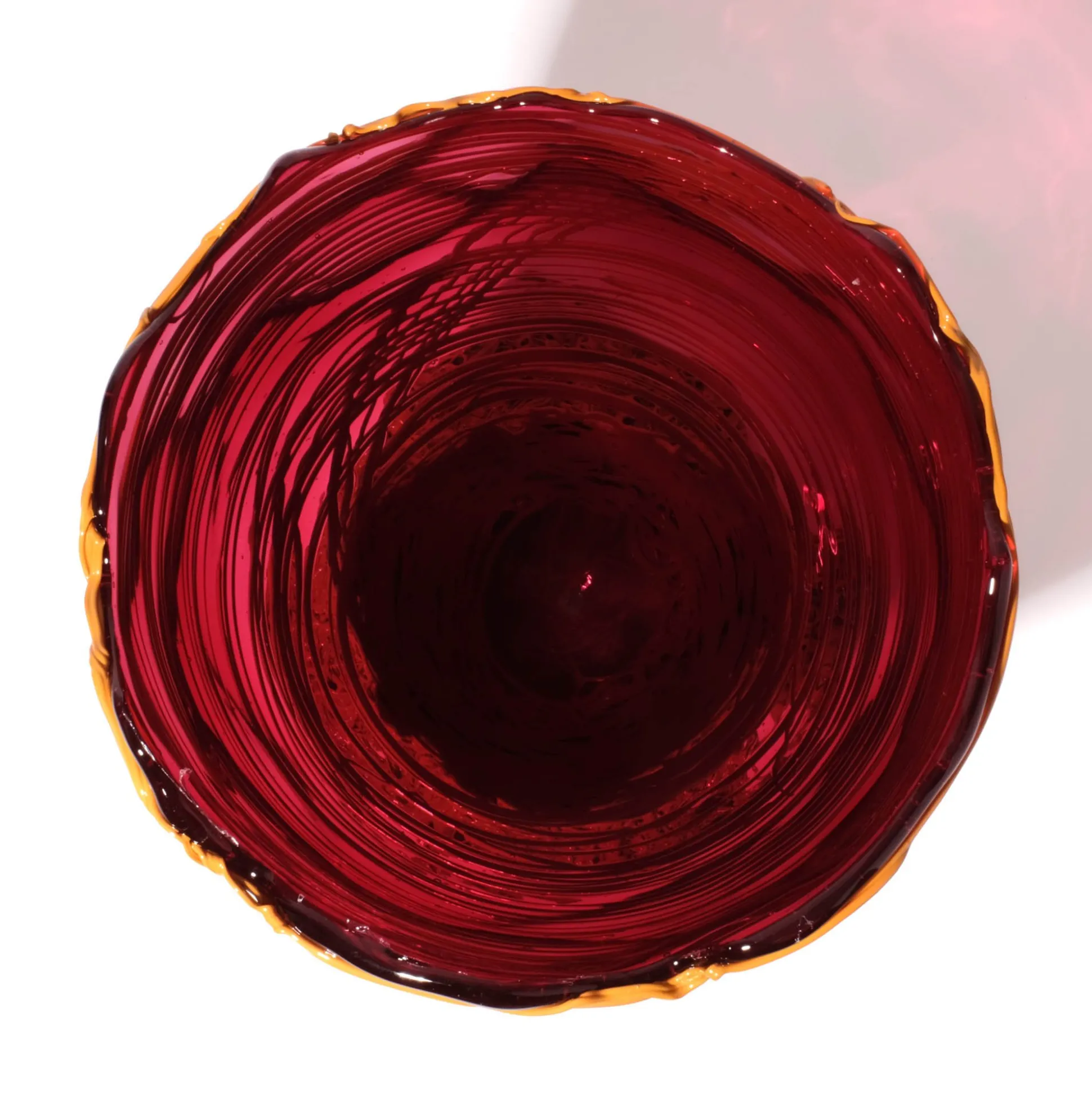 spaghetti_vase__clear_fuc_3.webp Spaghetti Vase - Clear Fuchsia And Matt Ochre